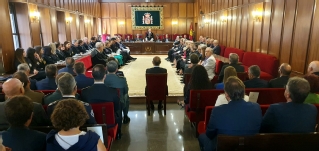 Vista general de los asistentes al acto de apertura de juzgados y tribunales castellano-manchegos 2023-2024